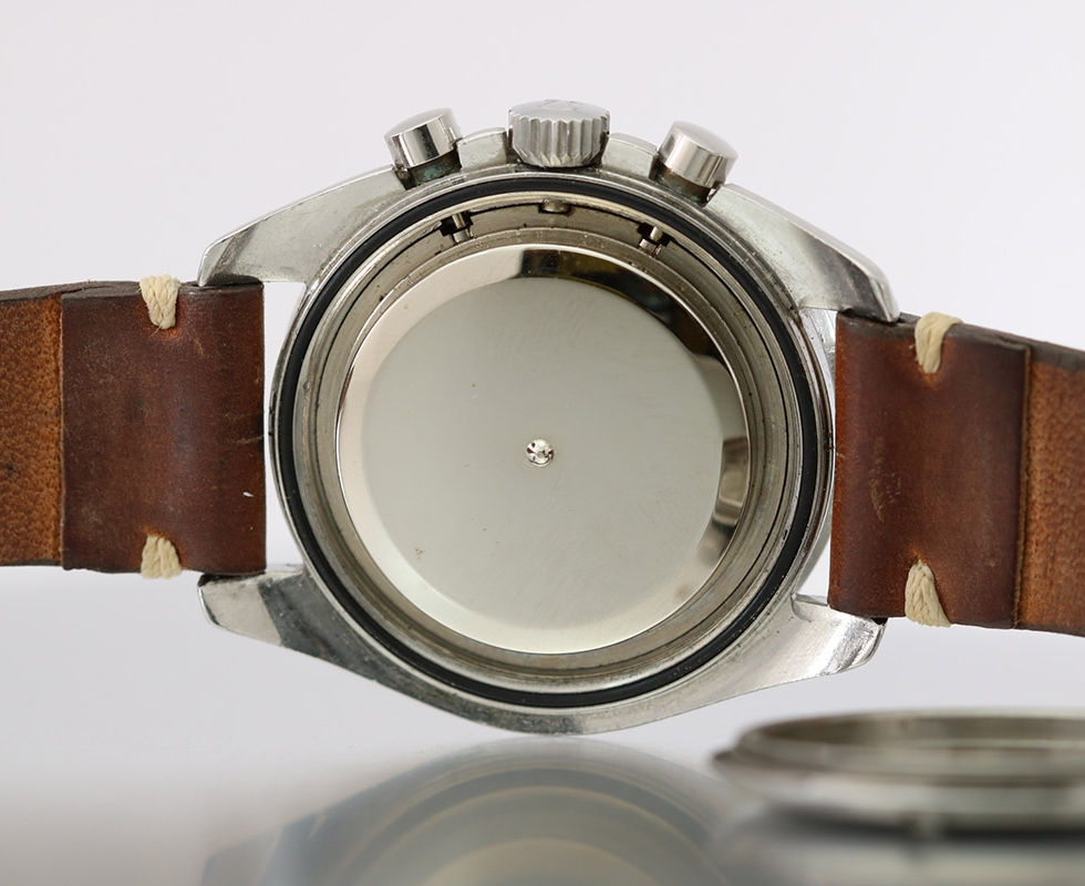 Inner Cover Of 1965 Omega 'Tropical' Speedmaster Ref. 105.012