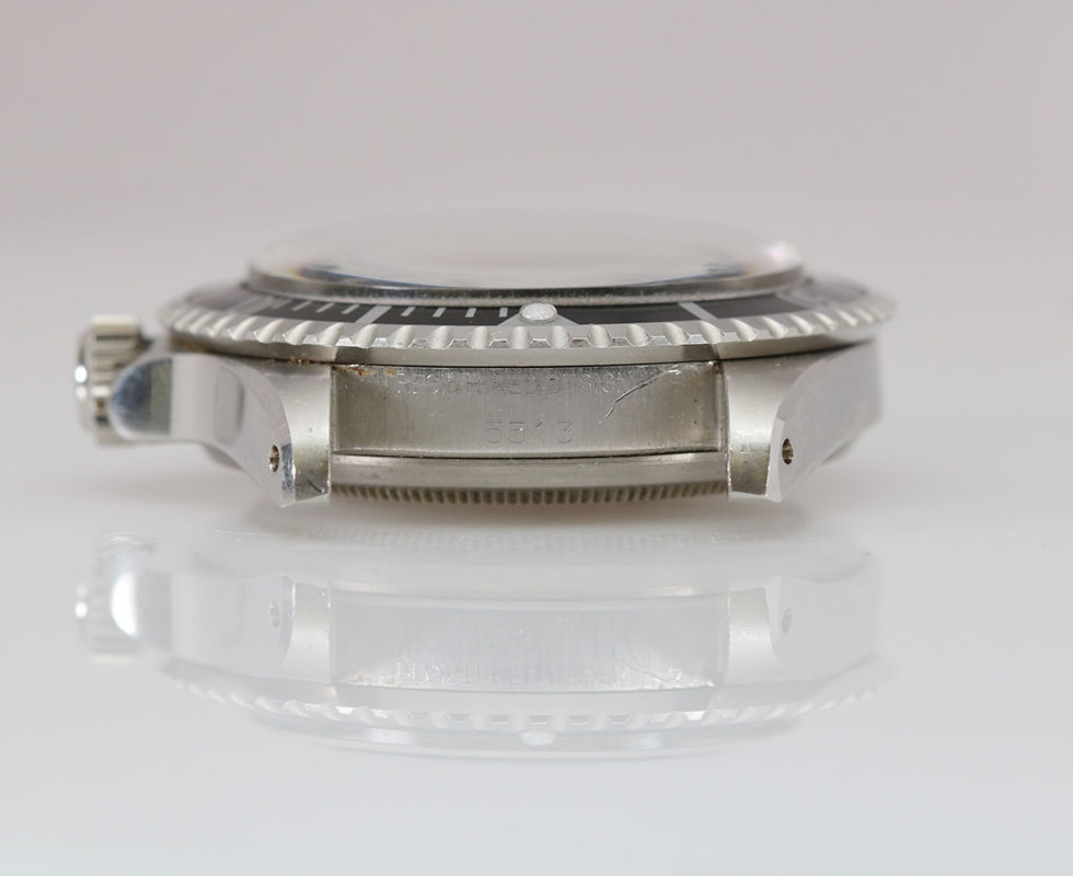 Between Lugs Of 1964 Rare Rolex Submariner 5513 Explorer Dial