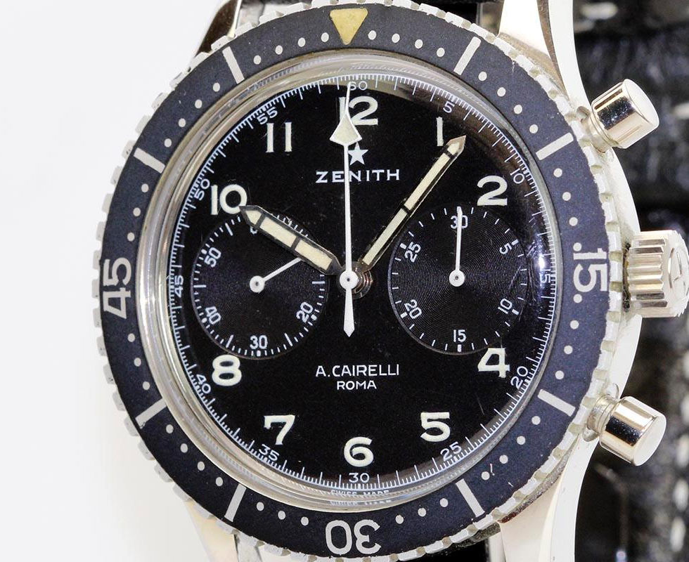 Zenith Italian Military CP-2 Chronograph Retailed by A. Cairelli