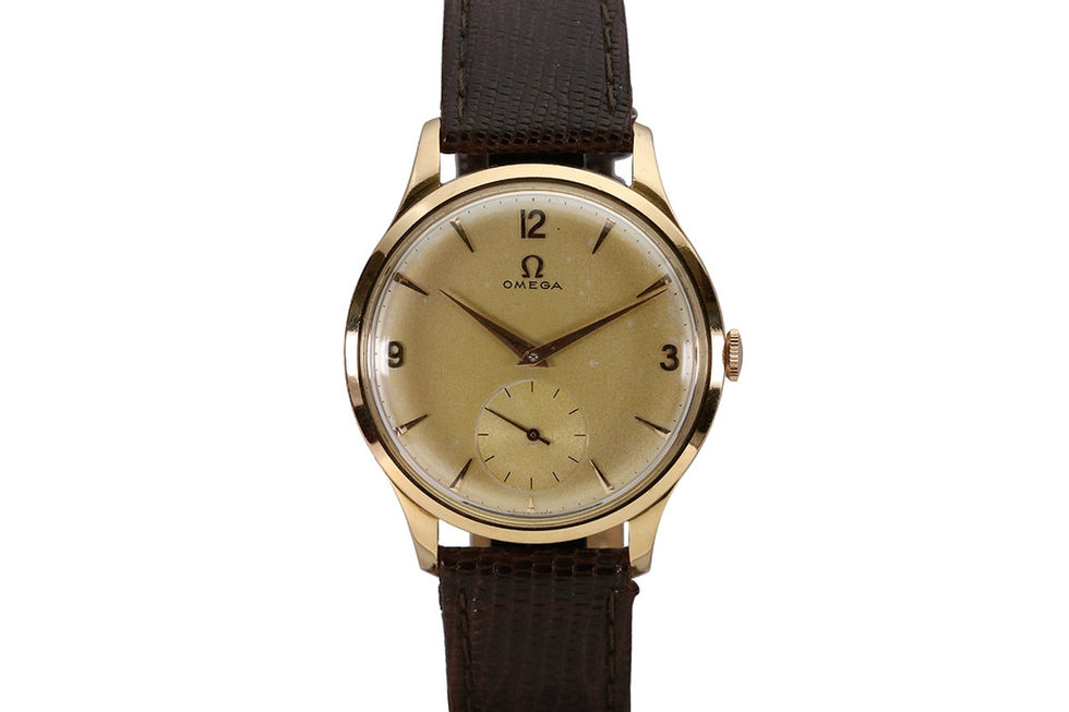 1950's Omega Rose Gold Over-Sized Dress Watch Ref. 2609