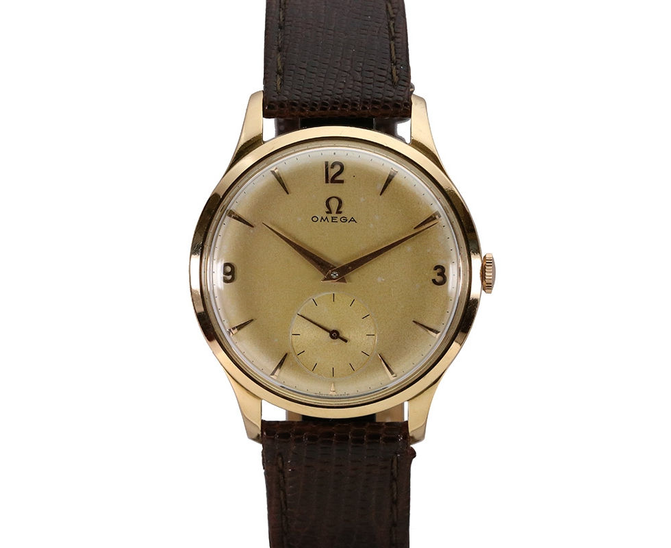 1950's Omega Rose Gold Over-Sized Dress Watch Ref. 2609