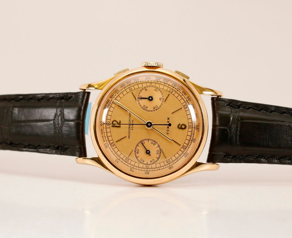 1942 Gold Vacheron Constantin Chronograph Ref. 4072 for Turler