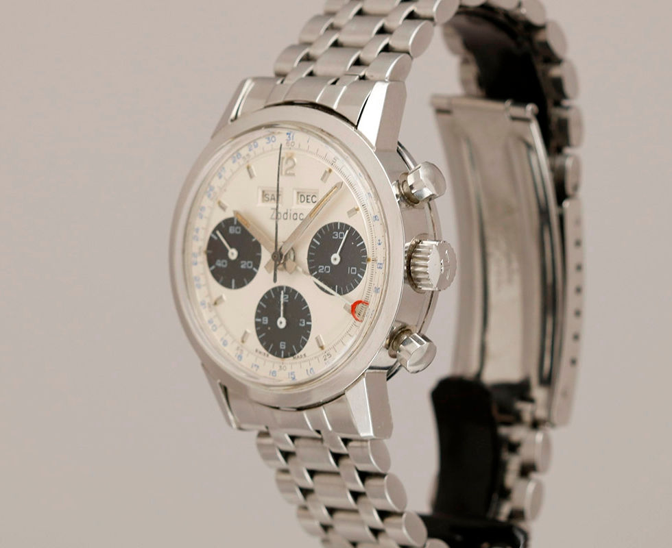 Zodiac Triple Date Calendar Chronograph