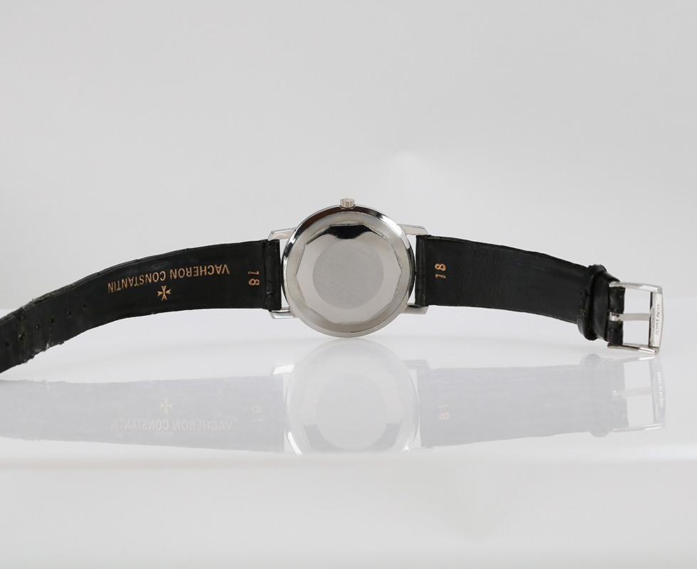 Back of 1960's Vacheron Constantin Stainless Steel Dress Watch