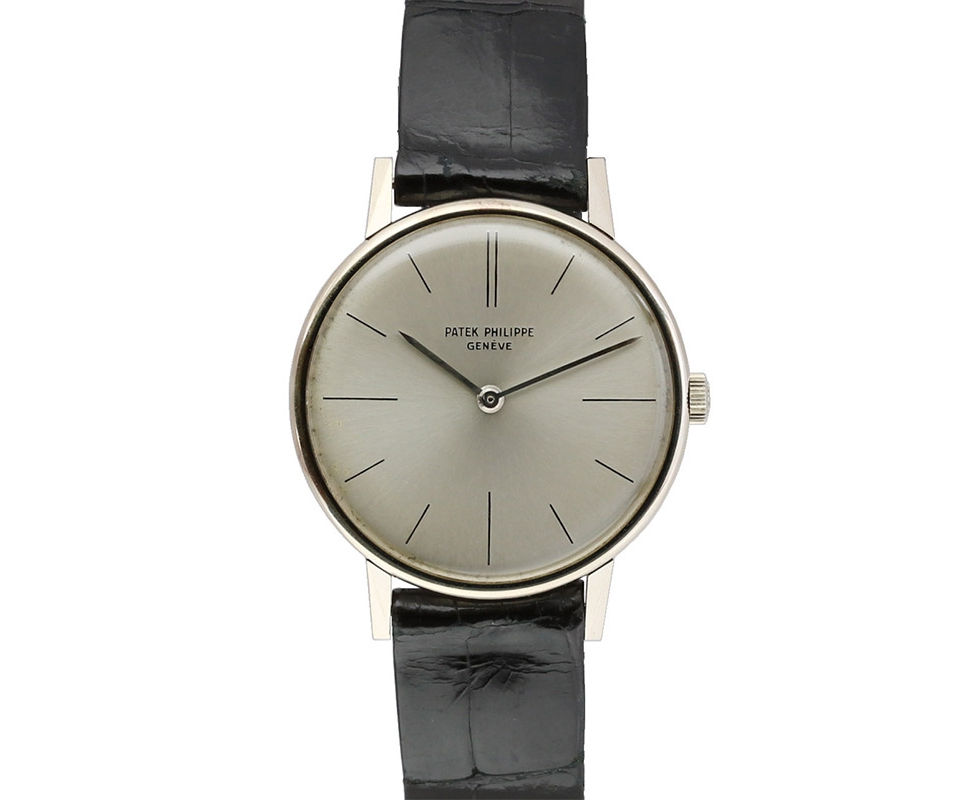 Patek Philippe Calatrava 18K White Gold Wrist Watch Ref. 2592-1