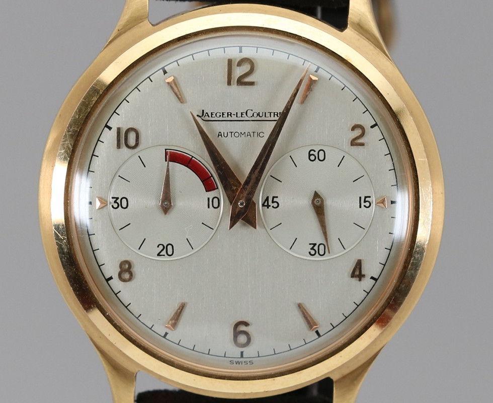 Dial Of Jaeger-LeCoultre 18kt Pink Gold Futurematic Wrist Watch