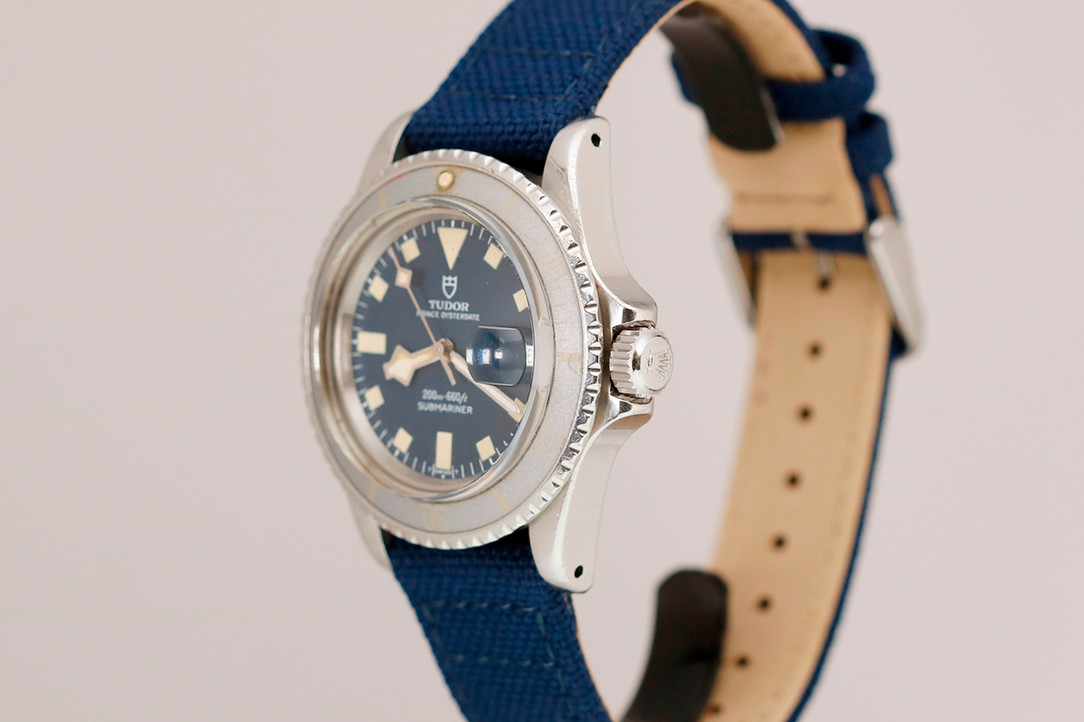 1970's Tudor Prince OysterDate Submariner Stainless Steel Vintage Dive Watch Ref. 9411/0