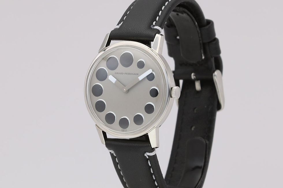 1960's / 1970's Girard Perregaux Vintage 'Lunar Dot Dial' Wrist Watch Ref 9034BB