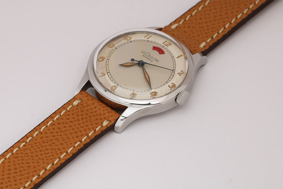 1950's LeCoultre Powermatic Stainless Steel Vintage Wrist Watch