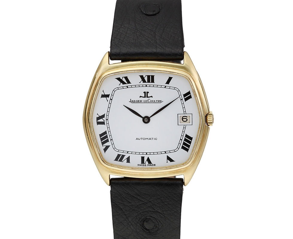 1980's Jaeger LeCoultre Gold Hexagonal Vintage Dress Watch Ref. 5000.21