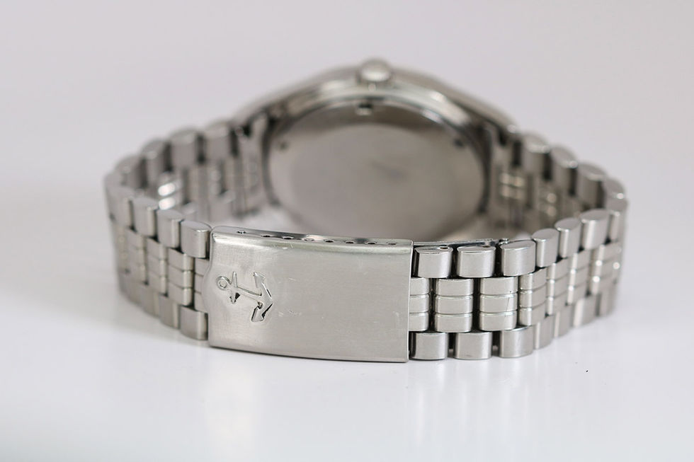 Bracelet And Clasp On 1970's Ulysse Nardin 36000 Chronometer Ref. 4620