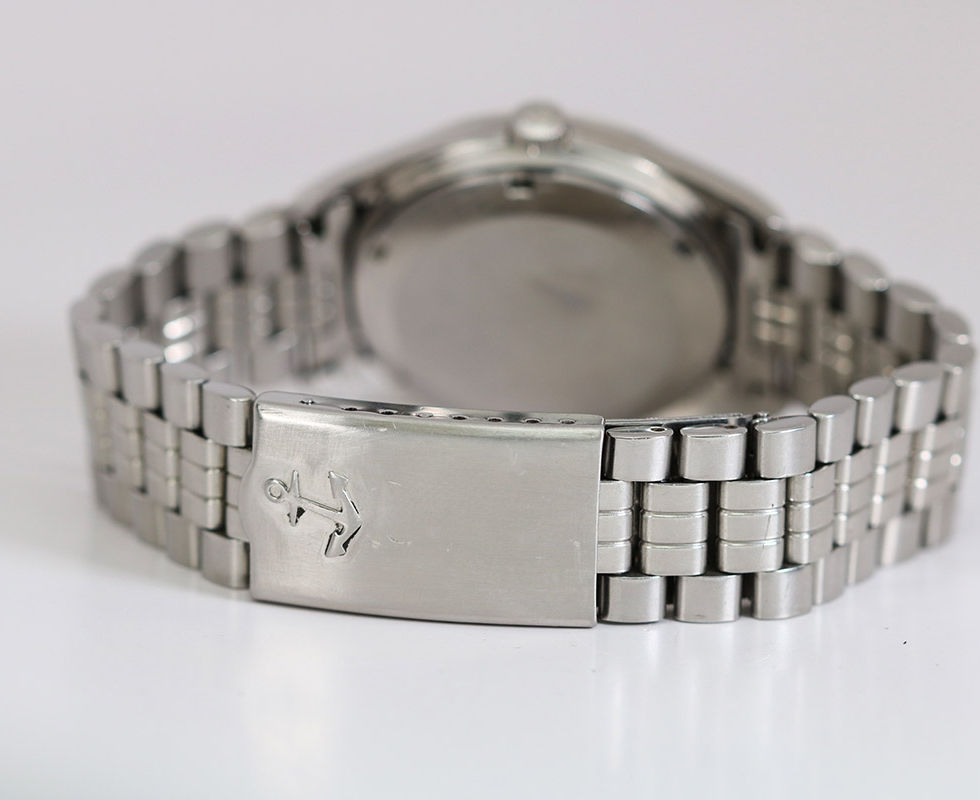 Bracelet And Clasp On 1970's Ulysse Nardin 36000 Chronometer Ref. 4620
