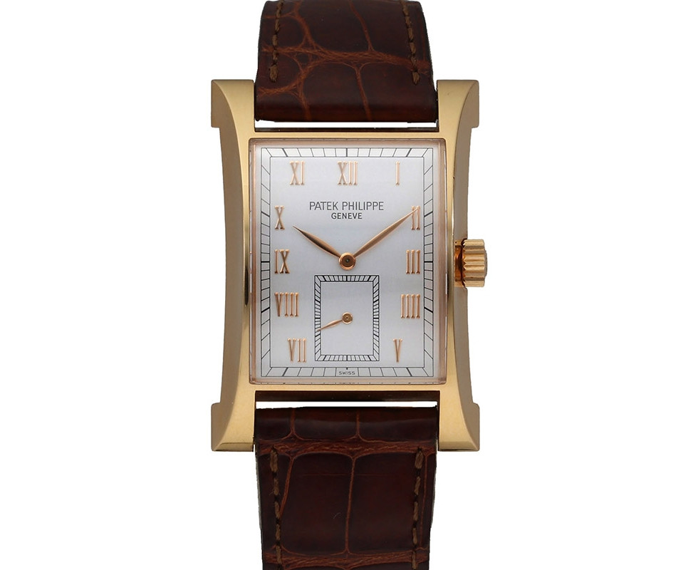 1997 Patek Philippe Pink Gold Pagoda Ref. 5500 Limited Edition Wrist Watch