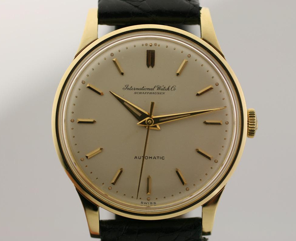 1950's International Watch Company Vintage Gold Dress Watch