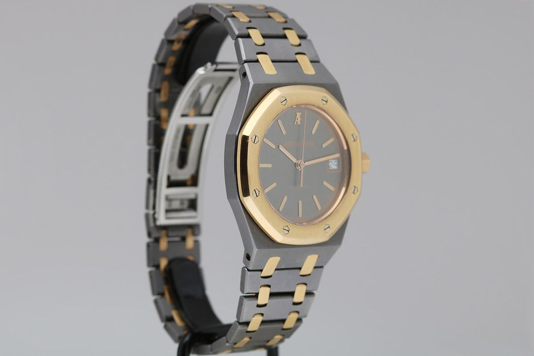 1990's Audemars Piguet Royal Oak Tantalum & Rose Gold Wrist Watch Ref. 14790TR