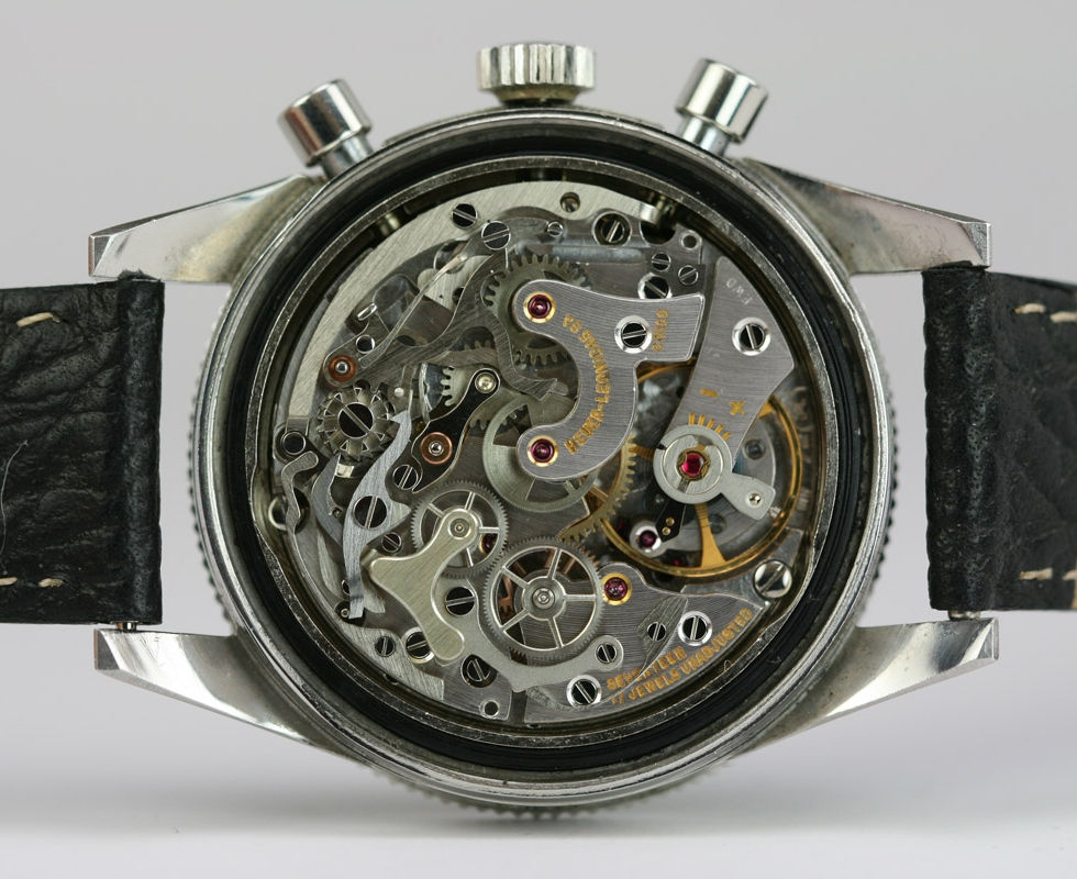 1970's Heuer Autavia Chronograph Vintage Wrist Watch Movement