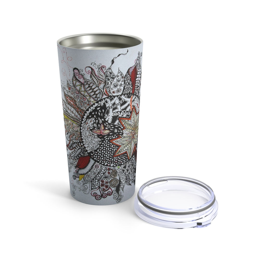 Thumbnail: Tumbler Mug 20oz | Mandala Sunrays
