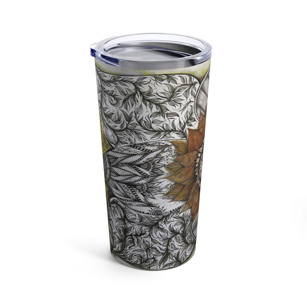 Thumbnail: Tumbler Mug 20oz | Golden Sunflower