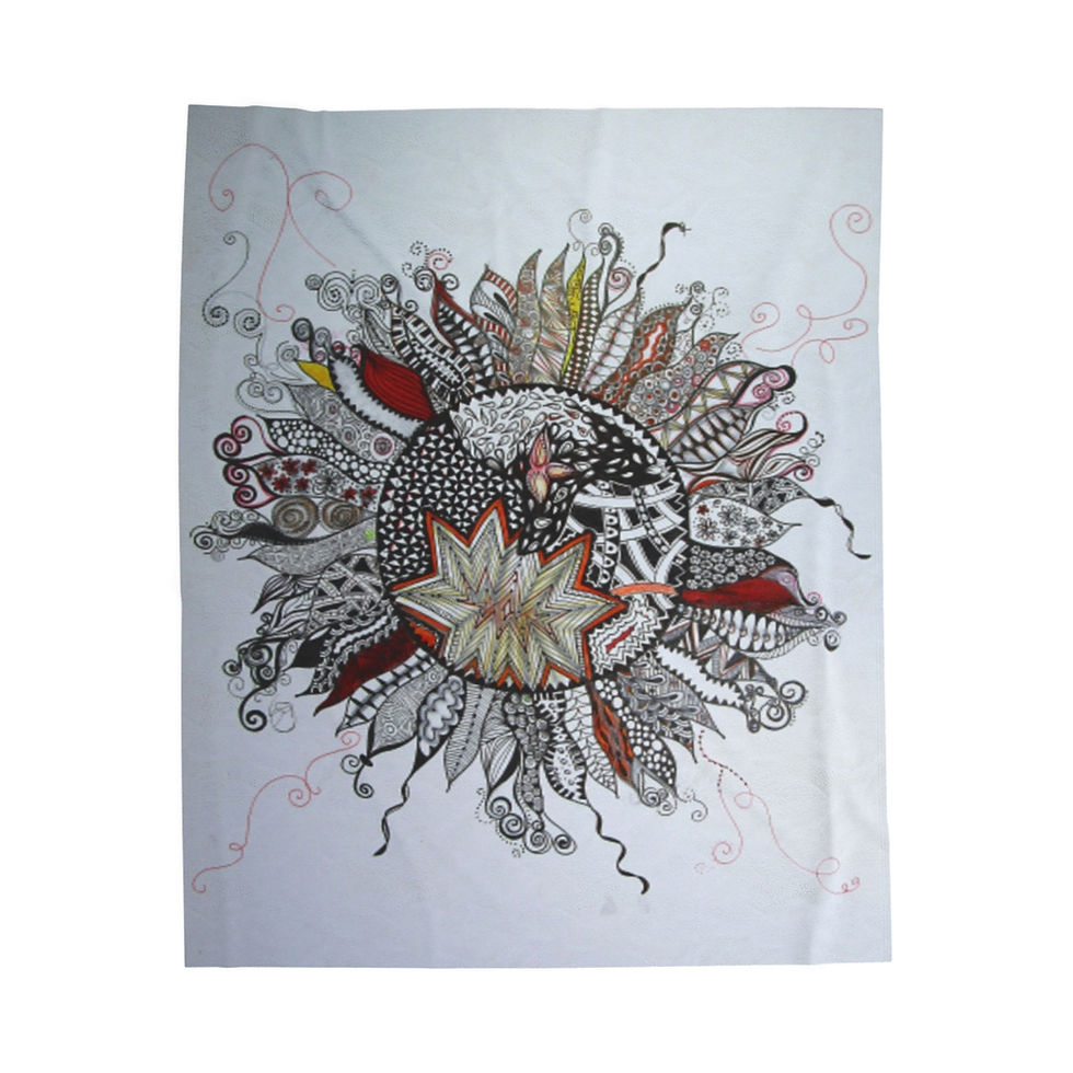 Thumbnail: Blanket | Mandala Sunrays