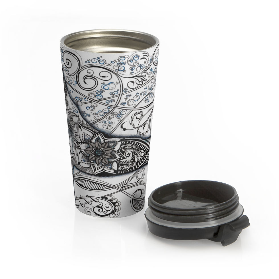 Thumbnail: Tumbler Mug Stainless Steel 15oz | Whale