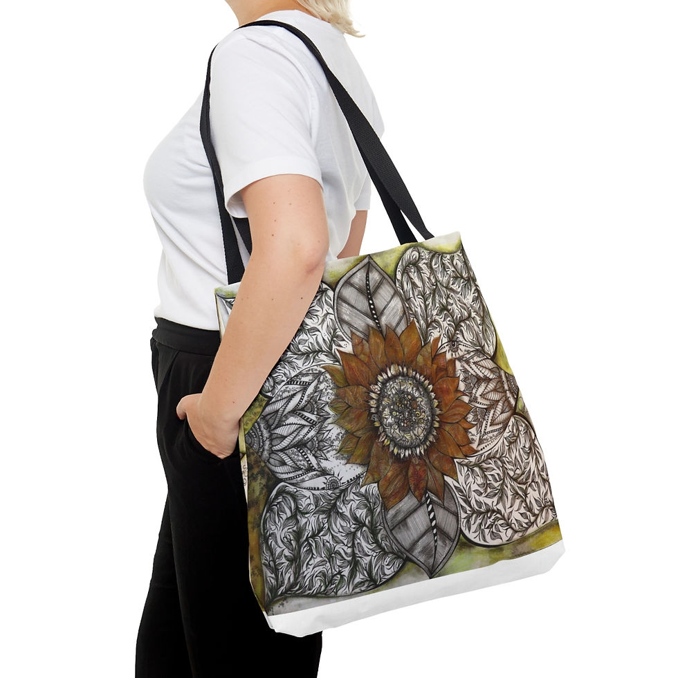Thumbnail: Bag | Tote | Satchel - Golden Sunflower