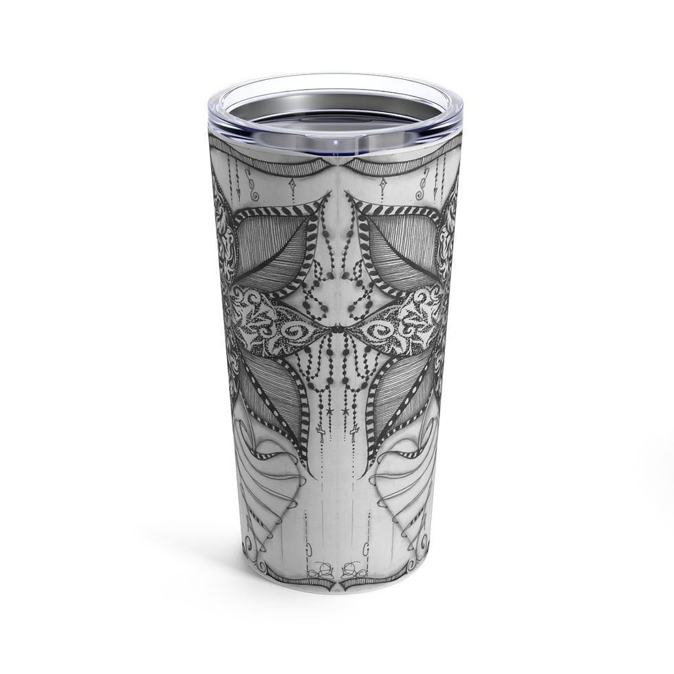 Thumbnail: Tumbler Mug 20oz | Zen Heart Flower
