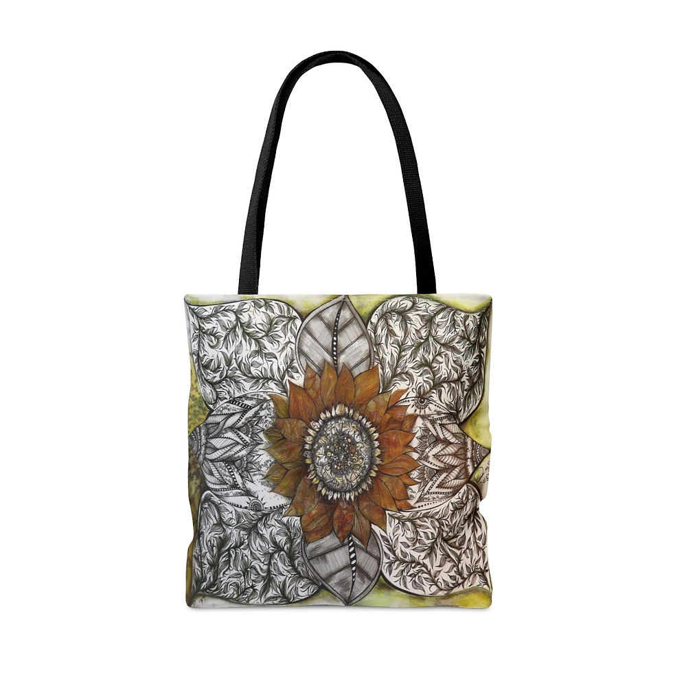 Thumbnail: Bag | Tote | Satchel - Golden Sunflower