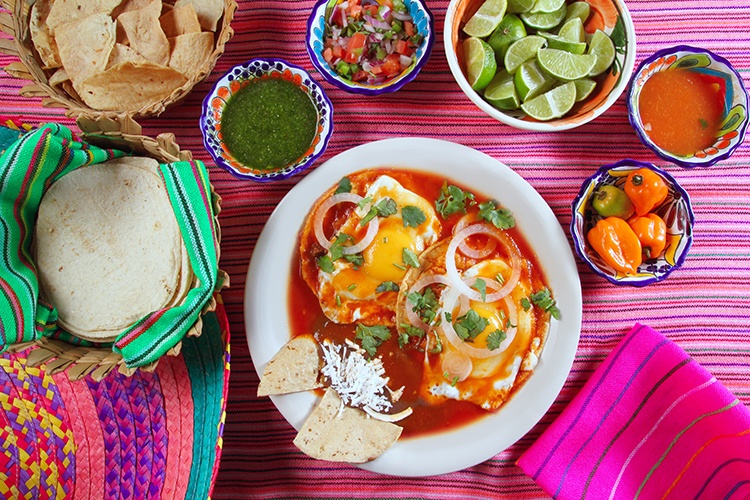 Arranged Food and Objects