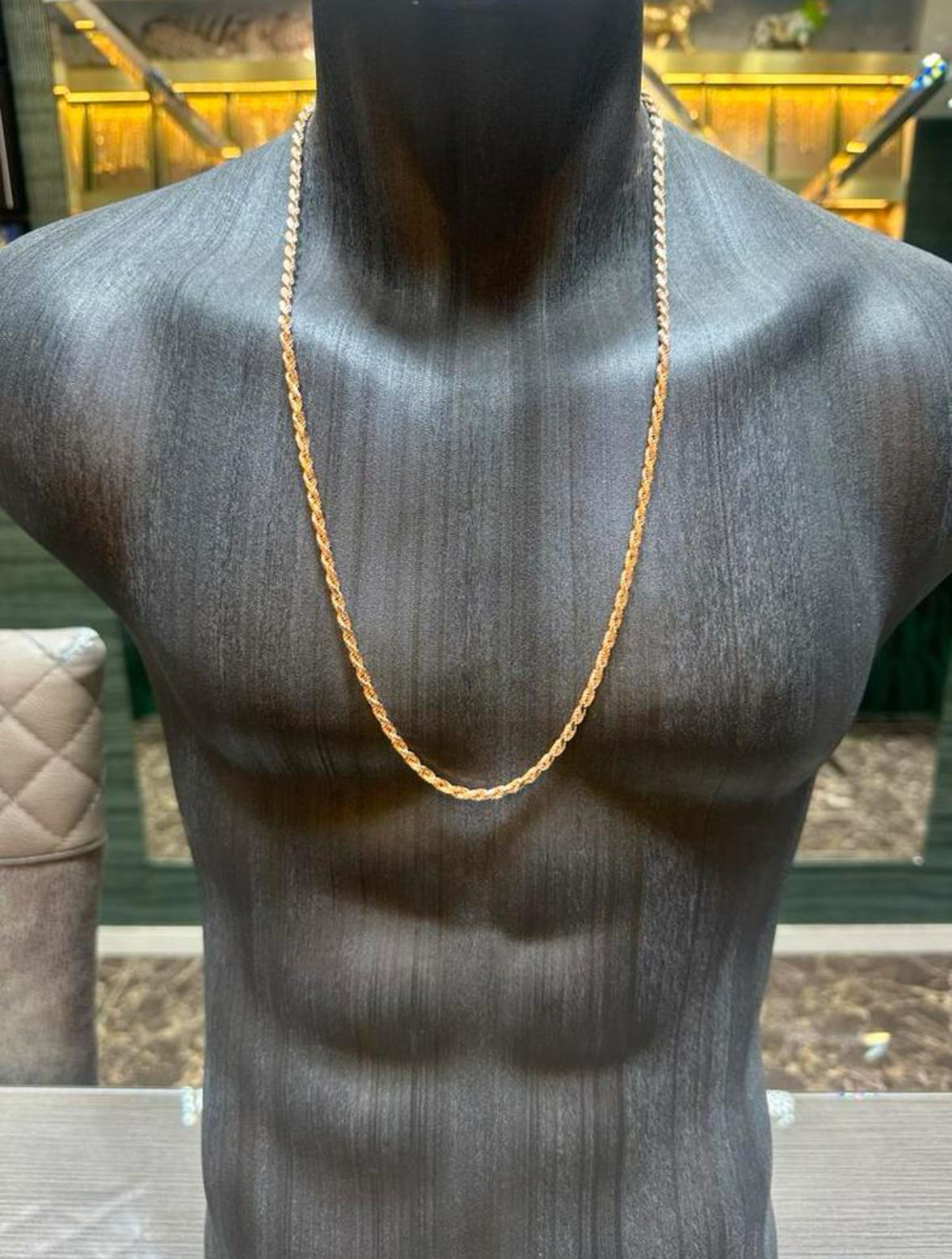 18KT Goud - 52.4 Gram - Ketting - ROPE