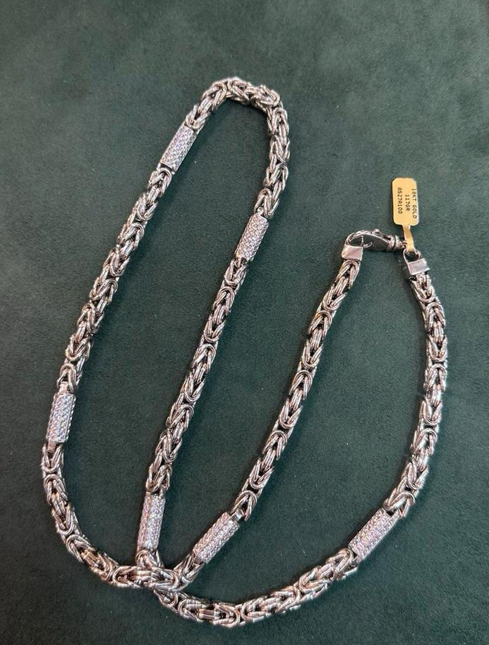 Thumbnail: 18KT Goud - 116.8 Gram - Ketting - KONING - Herenketting