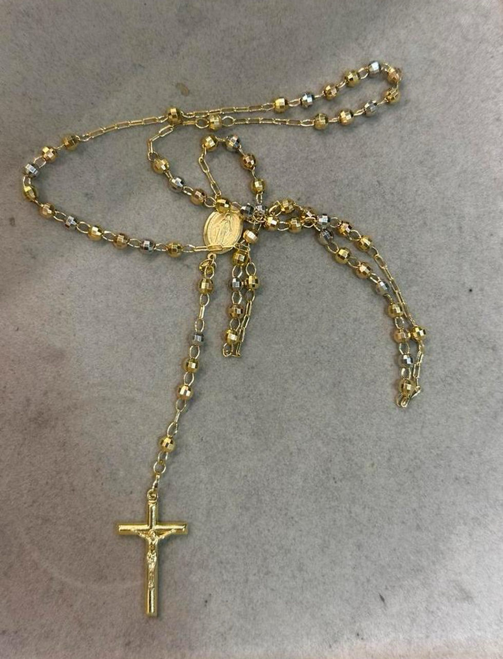 Thumbnail: 18KT Goud - 24.1 Gram - Ketting - ROSARIO