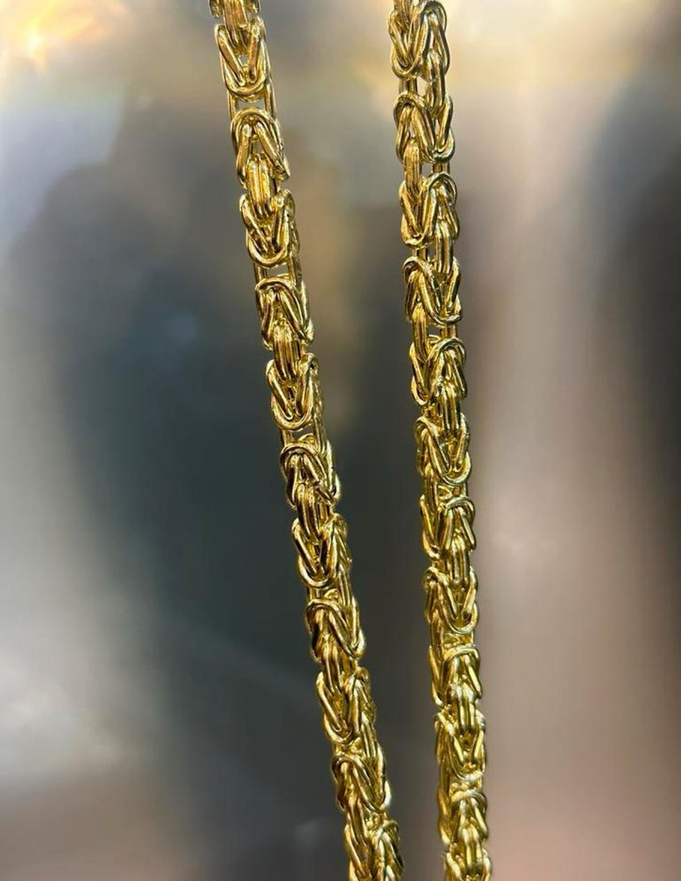 Thumbnail: 18KT Goud - 42 Gram - Ketting - KONING - Hol
