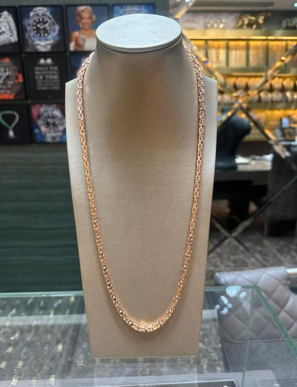 18KT Goud - 100.8 Gram - Ketting - KONING - Rose