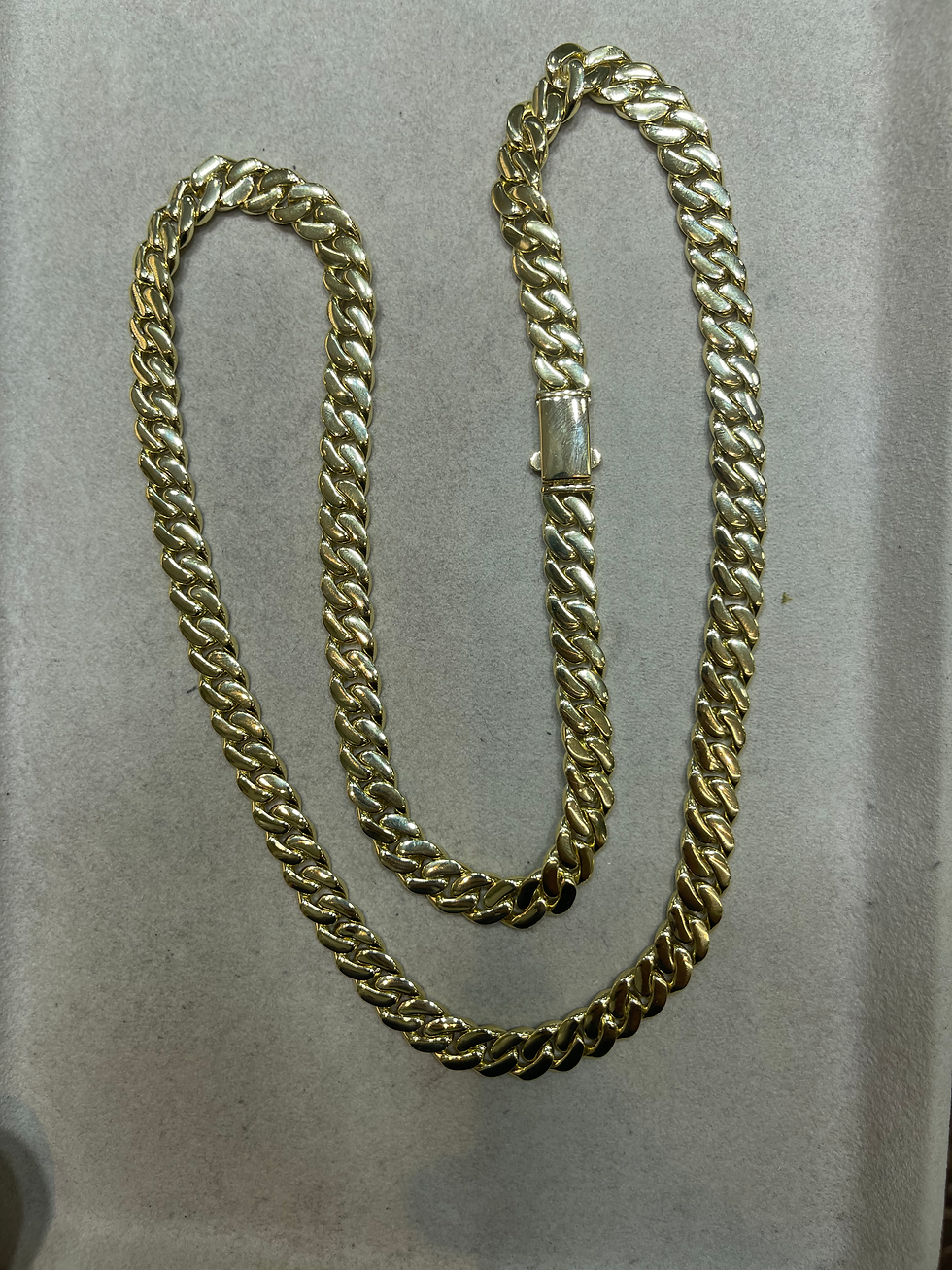 Thumbnail: 18KT GOLD - 188 GR - CUBAN MASSIEF