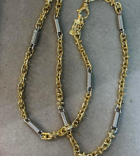 18KT Goud - 202.16 Gram - MONTE CARLO - Ketting | Solitaire Jewellery