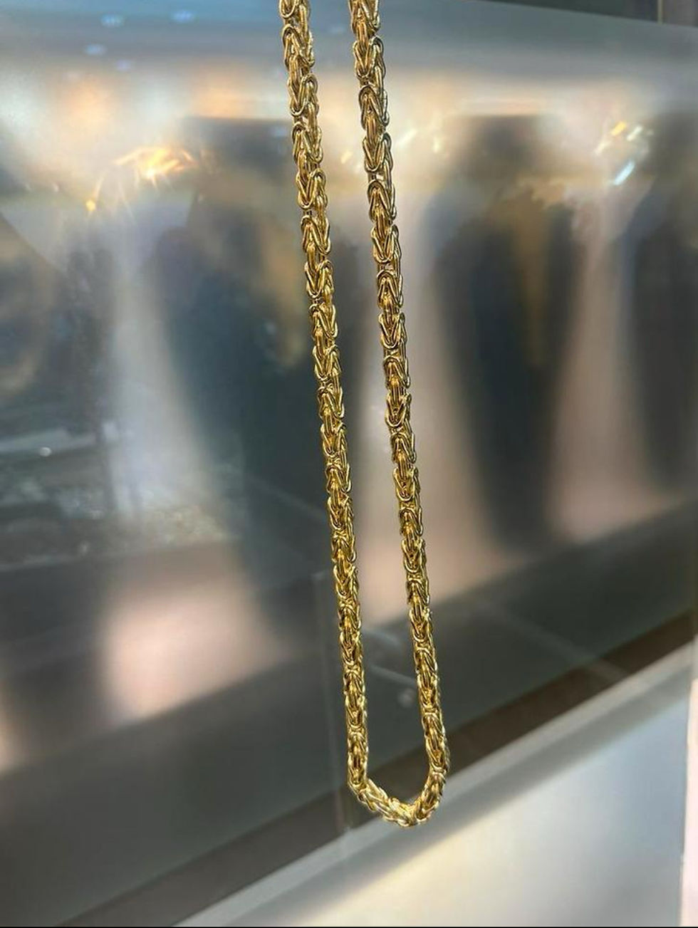 Thumbnail: 18KT Goud - 55.1 Gram - Ketting - KONING - Hol