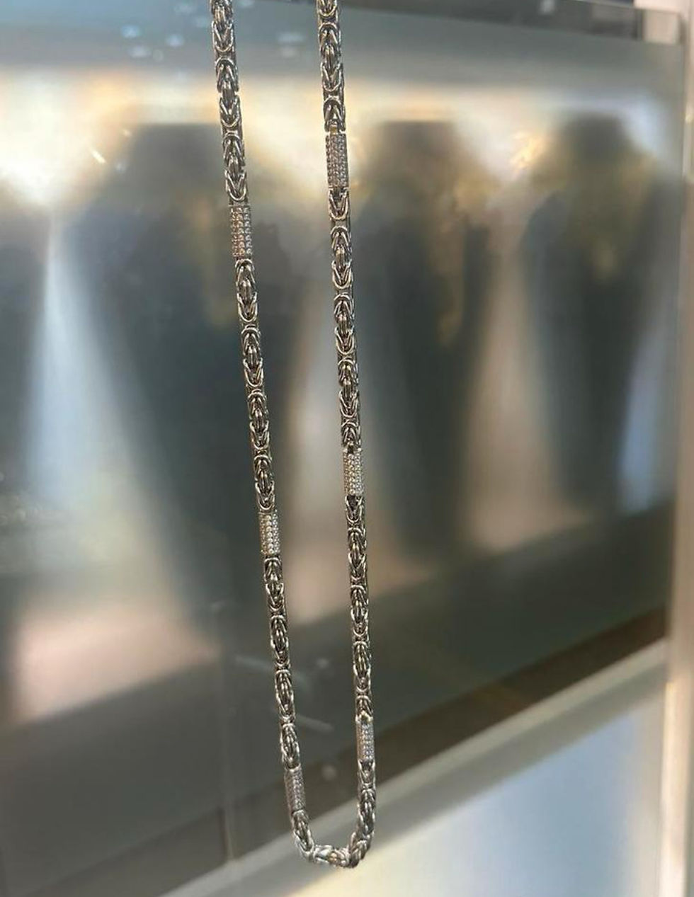 Thumbnail: 18KT Goud - 116.8 Gram - Ketting - KONING - Herenketting