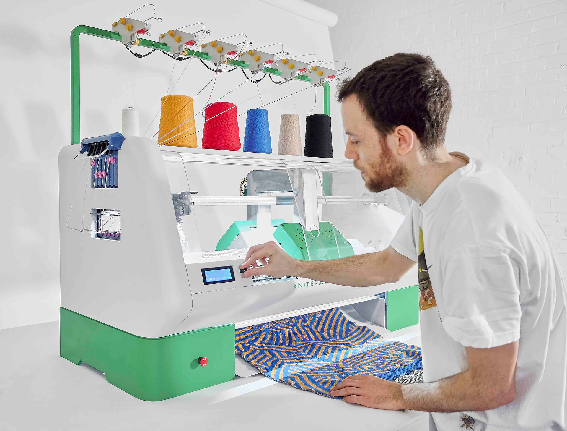 Kniterate, impressora de malha 3D