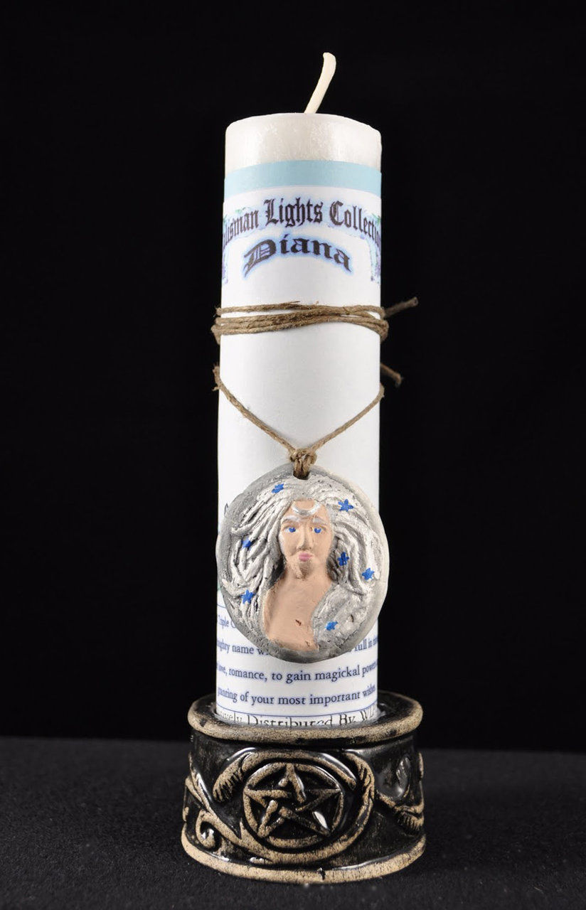 Thumbnail: Diana Talisman Lights™ Amulet Pillar Candle