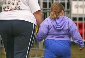 fat kids and parents