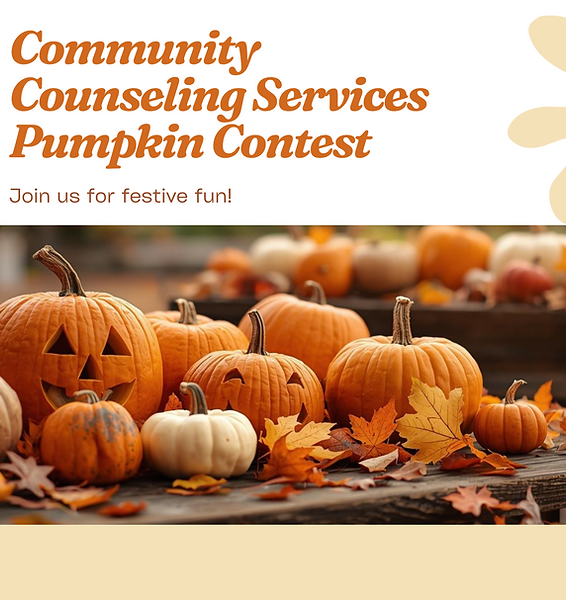 Poster - Community Counseling Services Pumpkin Contest (3).png