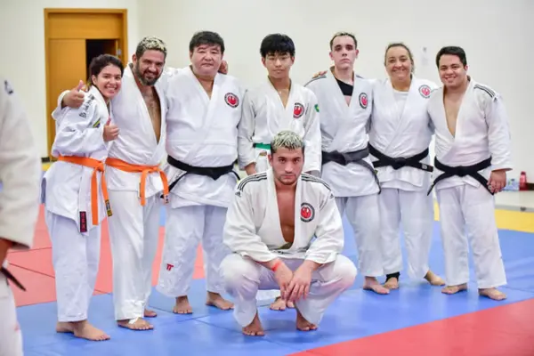 Tiago Corte de Alencar man te atai, ao arona n takakaro n te Judo, Brazil.
