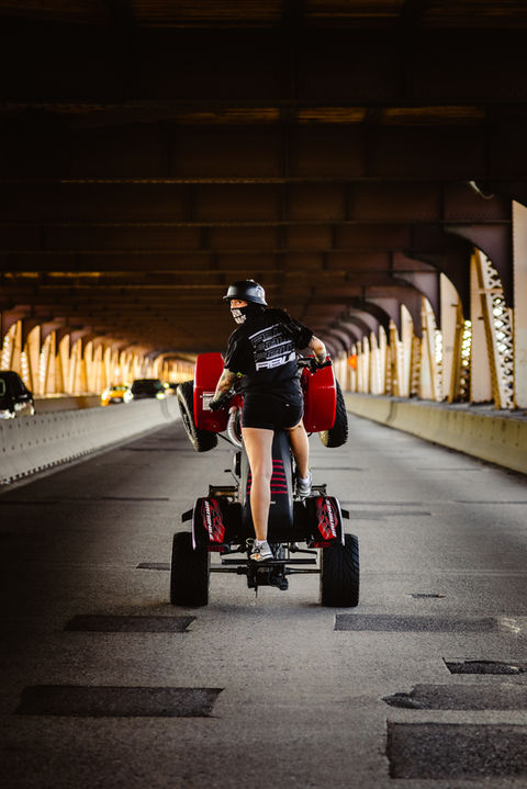 Peachy in New York, New York