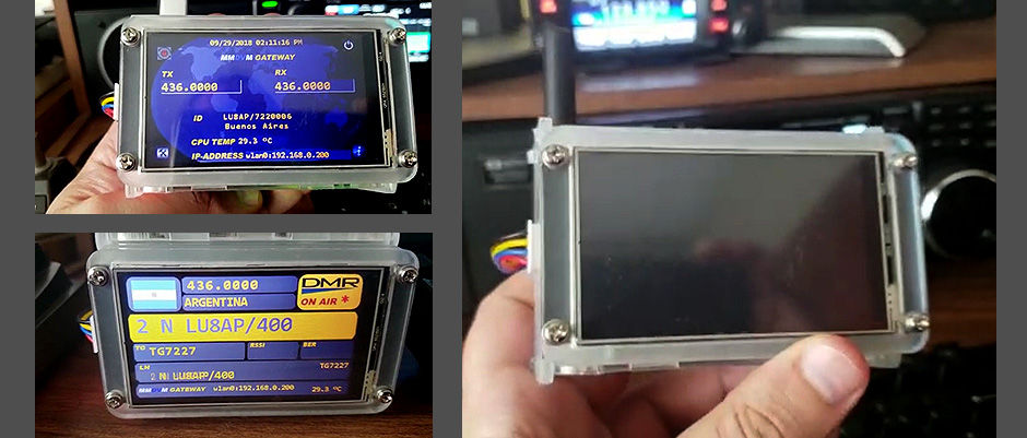 Hotspot con Pantalla Nextion 3.2 pulgadas - por Gabriel-LU8AP