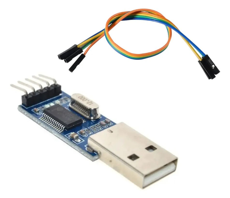 Módulo Conversor PL2303 USB TTL Serie Soldado a el módulo GPS