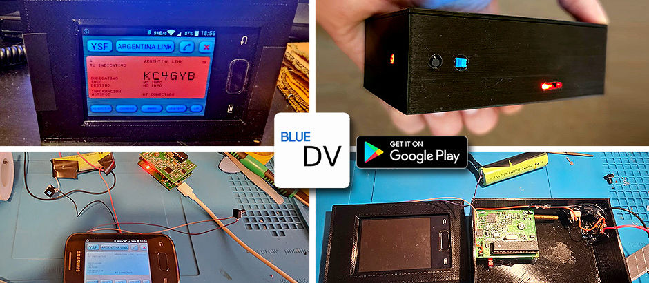 Celular en desuso integrado a un Hotspot MMDVM, corriendo Blue-DV, sin utilizar Pi-Star y una Raspi.