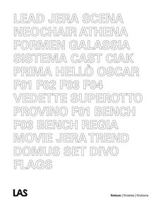 Las Seating Finishes Catalogo