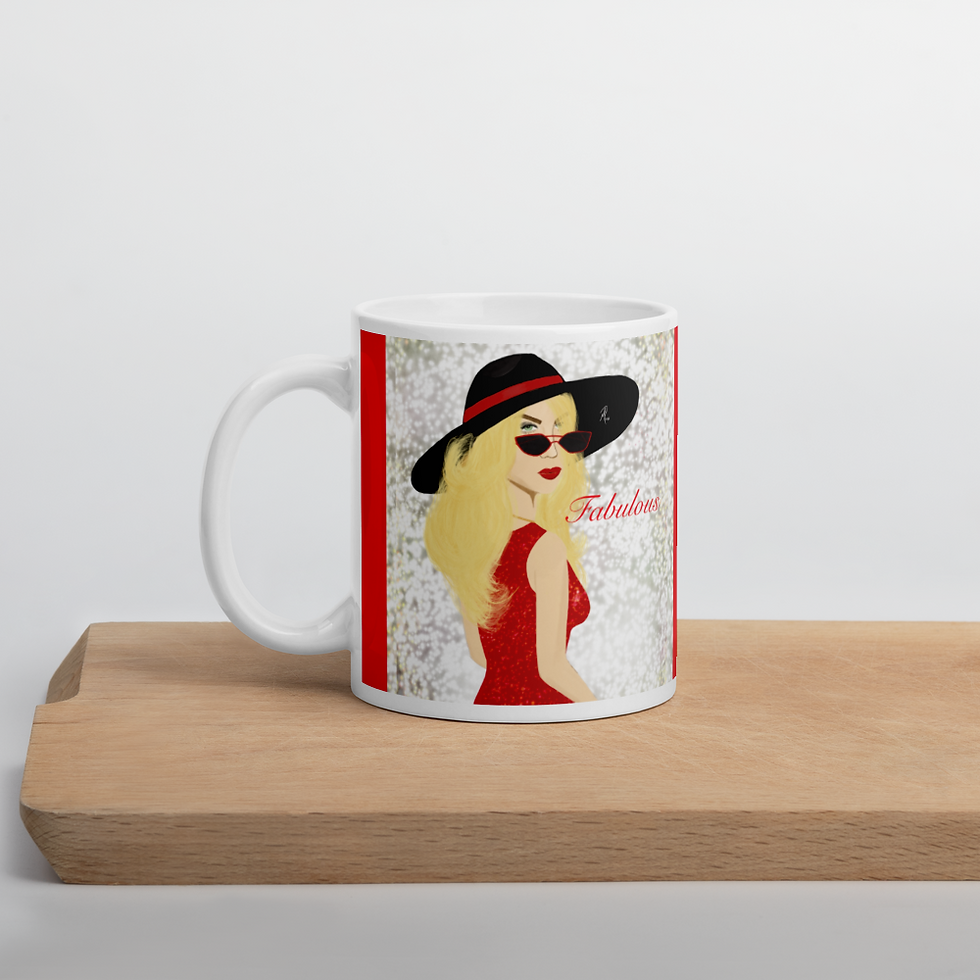 Thumbnail: "Fabulous | Blonde" Glossy Mug