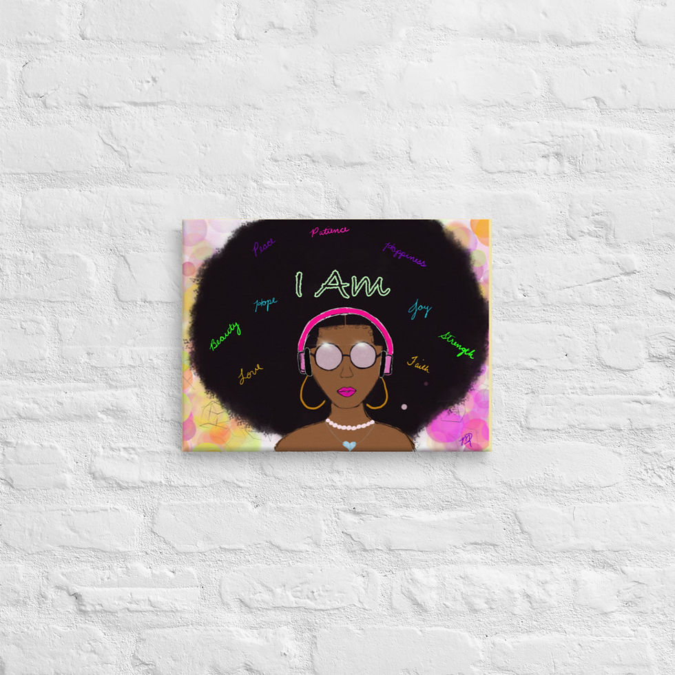 Thumbnail: "I Am" Woman Canvas
