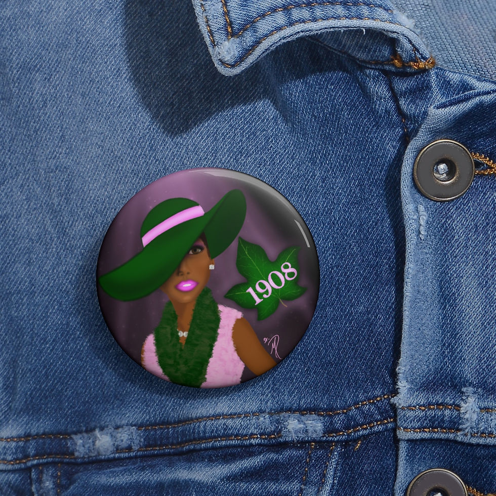Thumbnail: "Pretty in Pink" Button